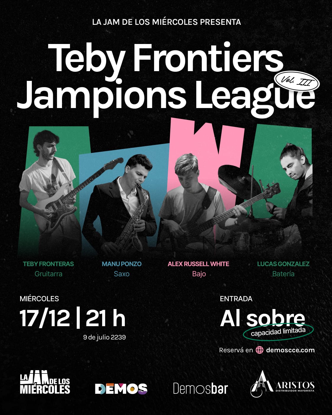 La Jam de los Miércoles: Teby Frontiers JAMPions League Vol. 3