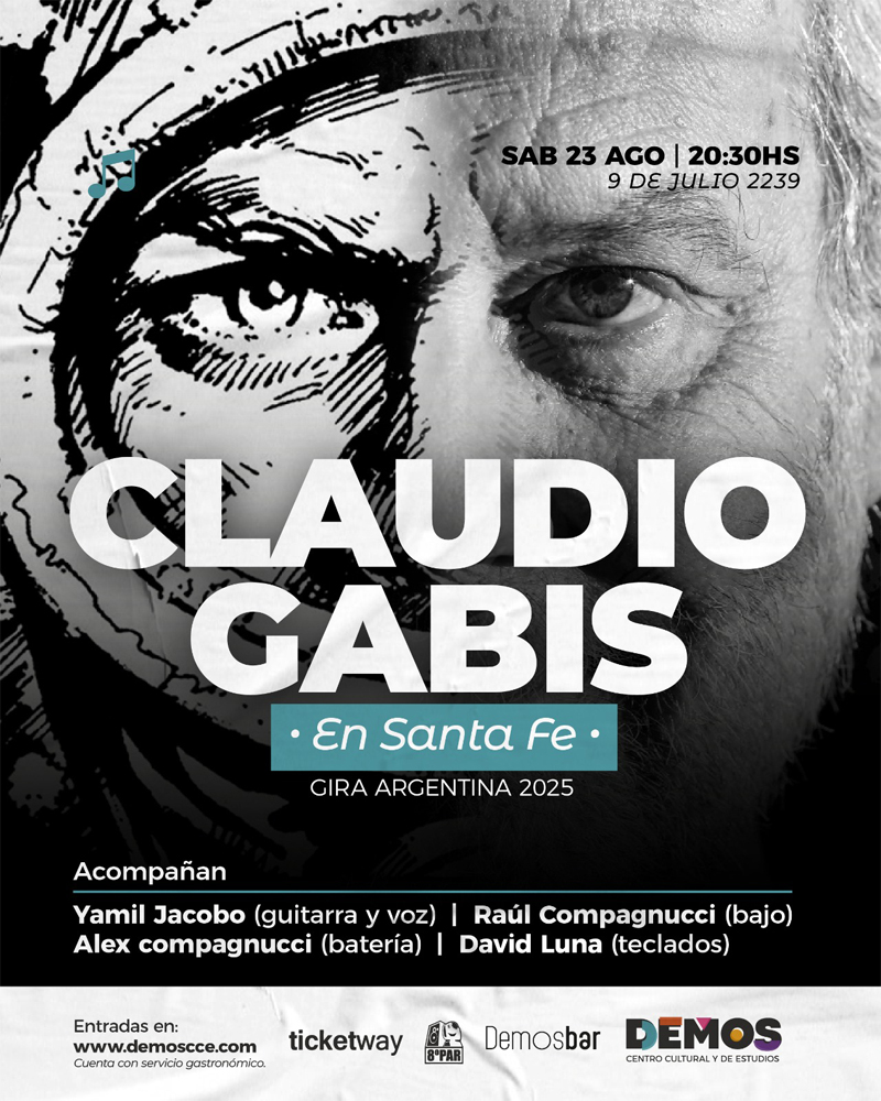 Claudio Gabis en Santa Fe