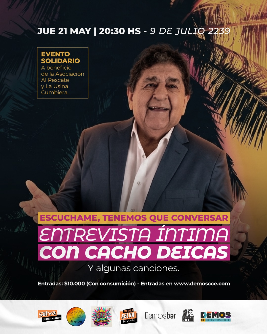 ENTREVISTA ÍNTIMA CON CACHO DEICAS