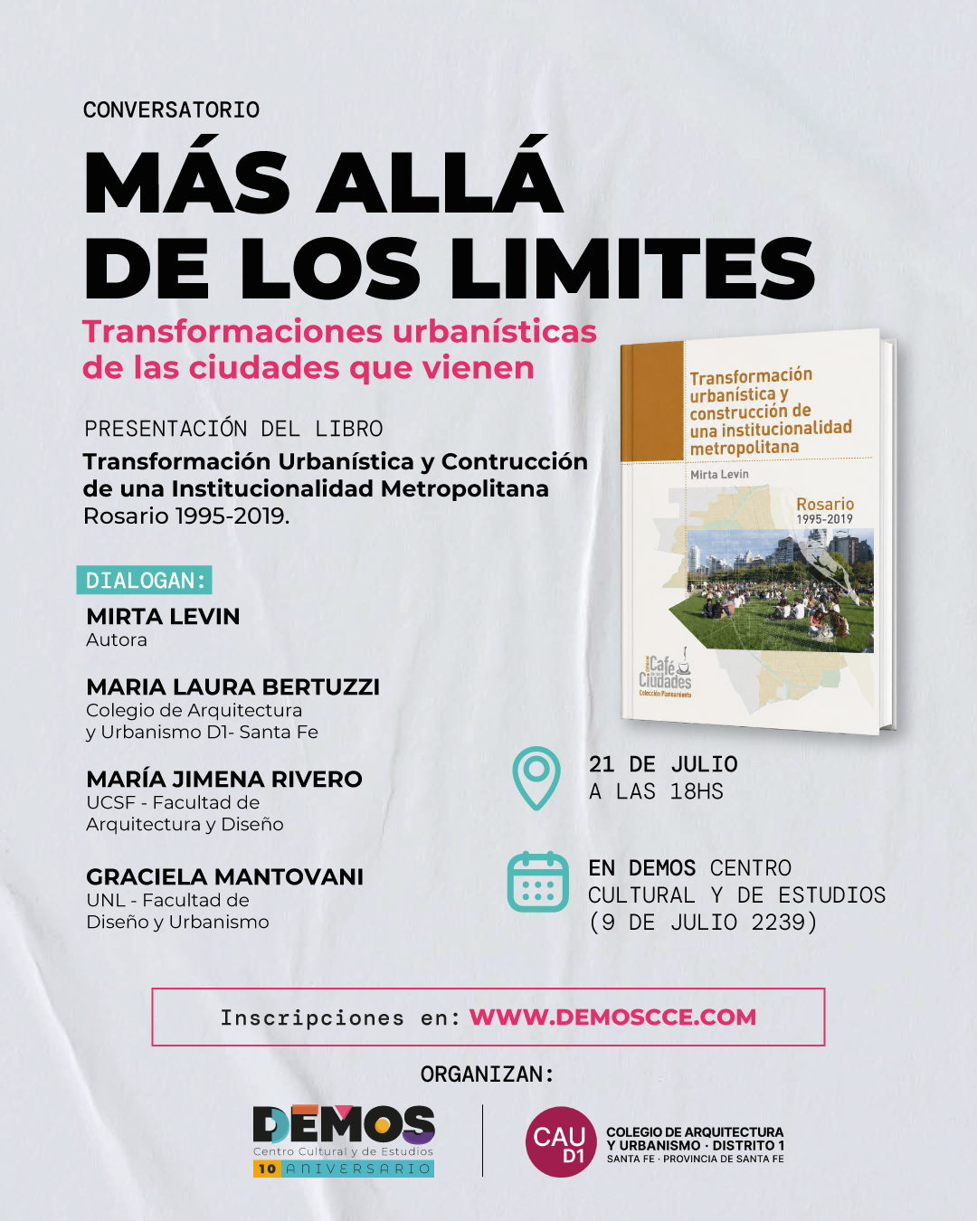 Conversatorio: MÁS ALLÁ DE LOS LIMITES.