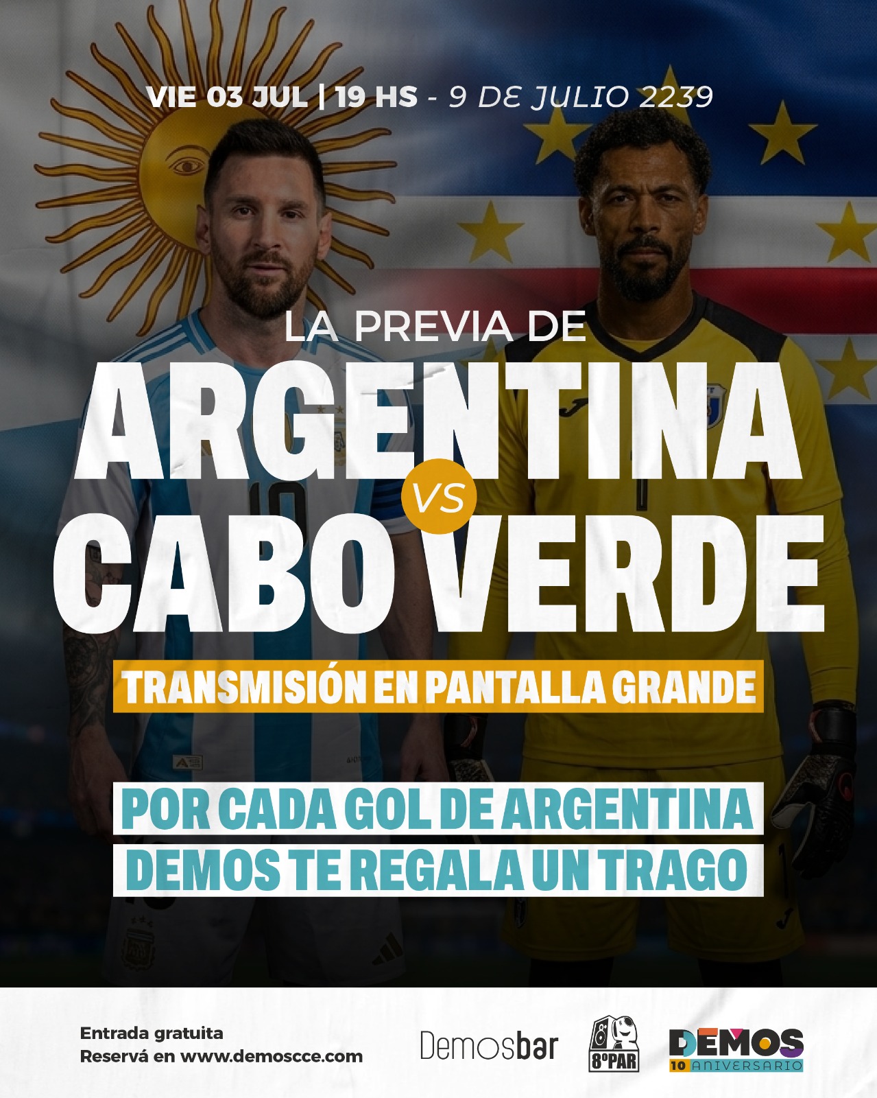 Argentina vs Cabo Verde