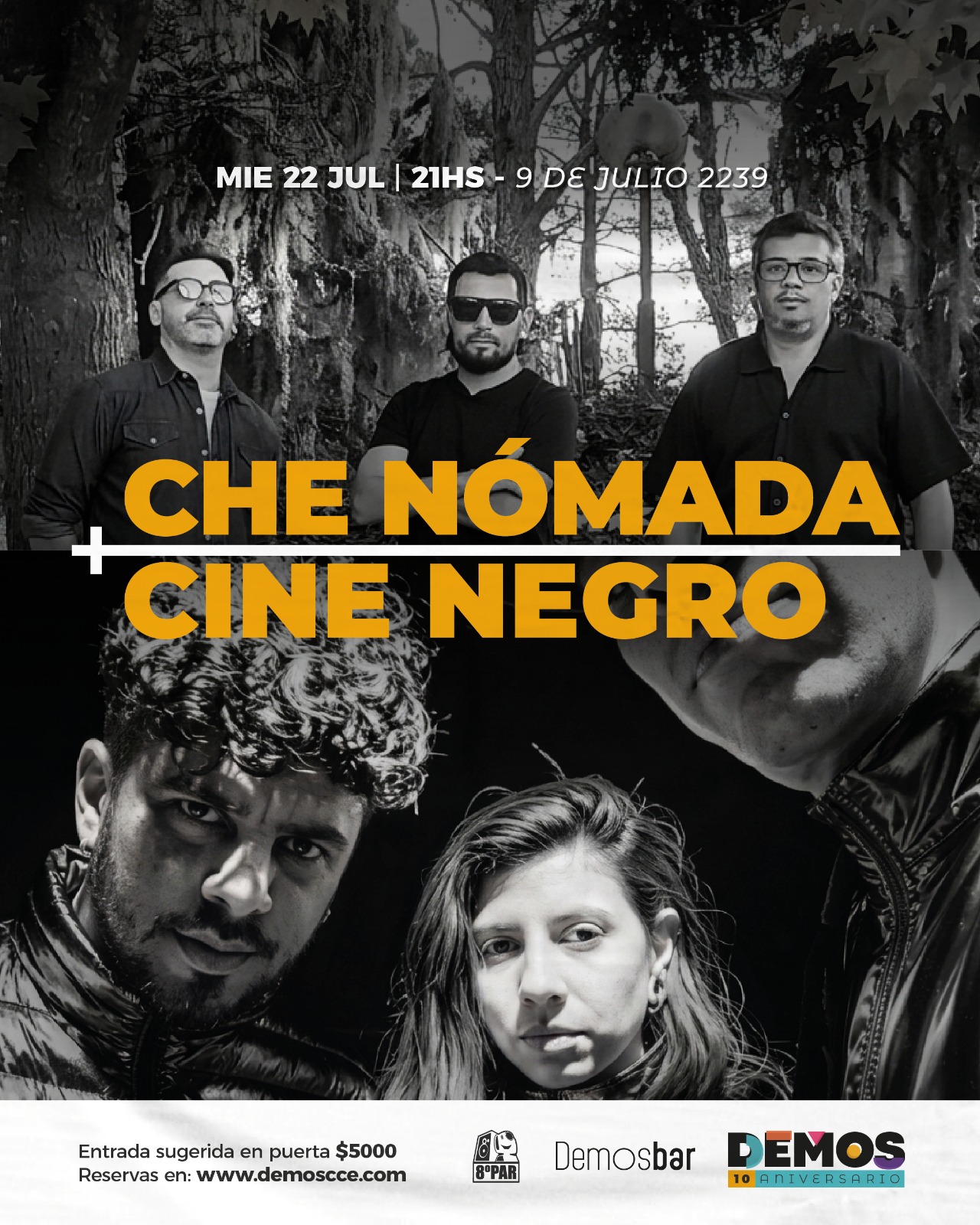 CHE NÓMADA + CINE NEGRO