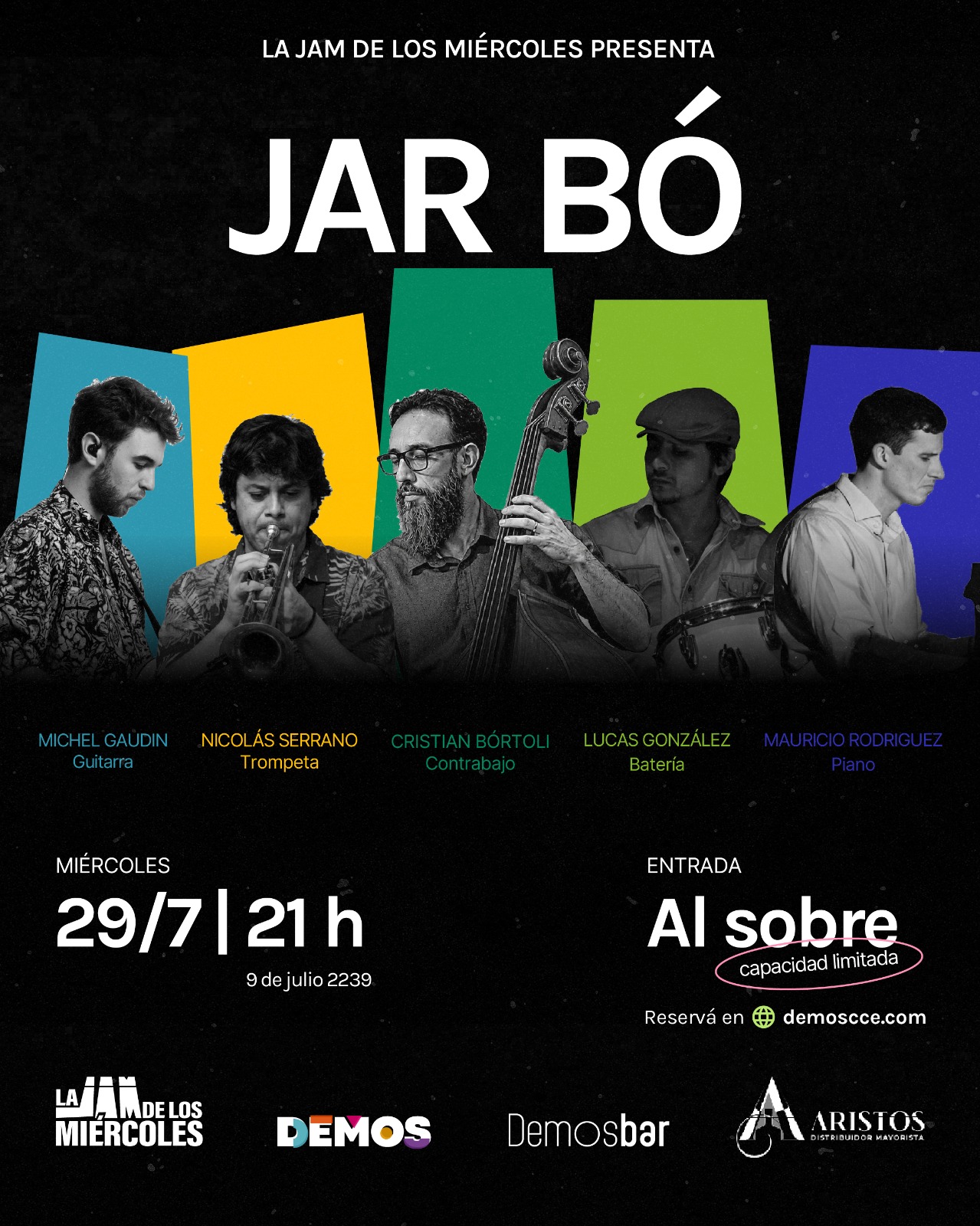 La Jam de los Miércoles presenta: JAR BÓ