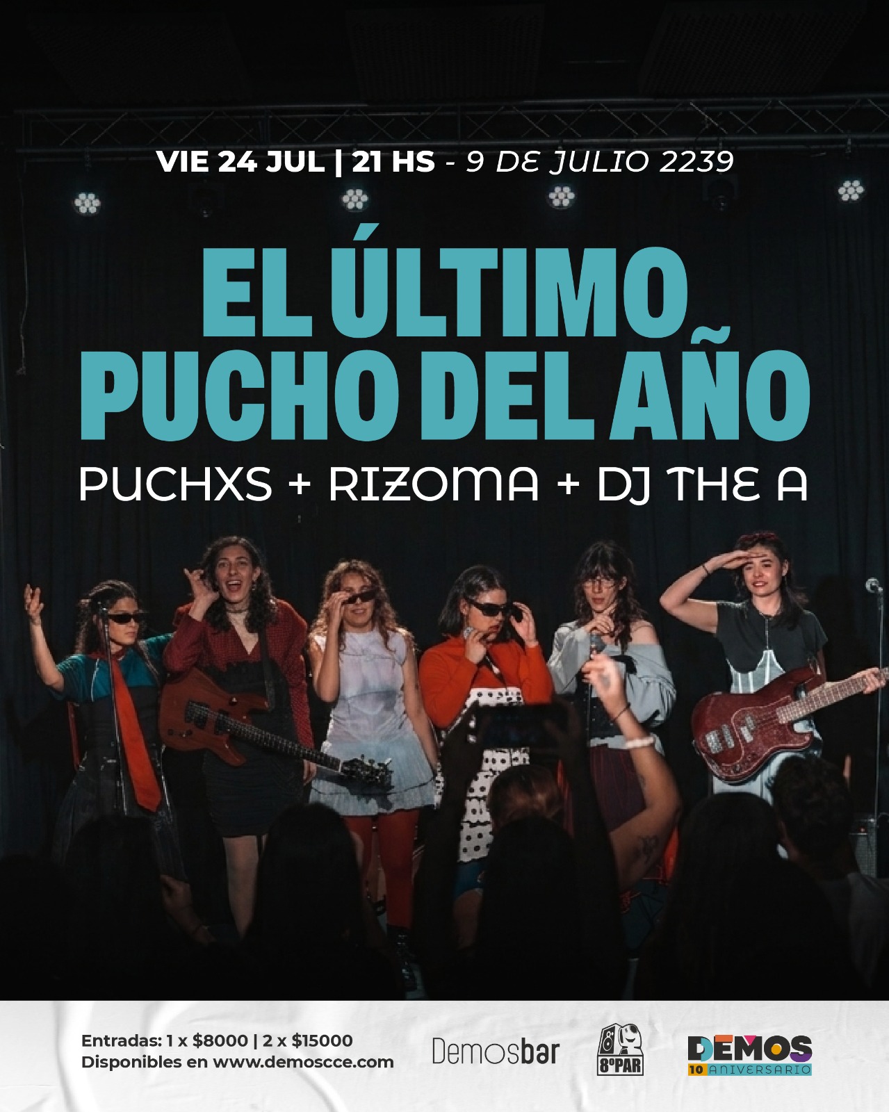 EL ÚLTIMO PUCHO DEL AÑO: Puchxs + Rizoma + Dj The A