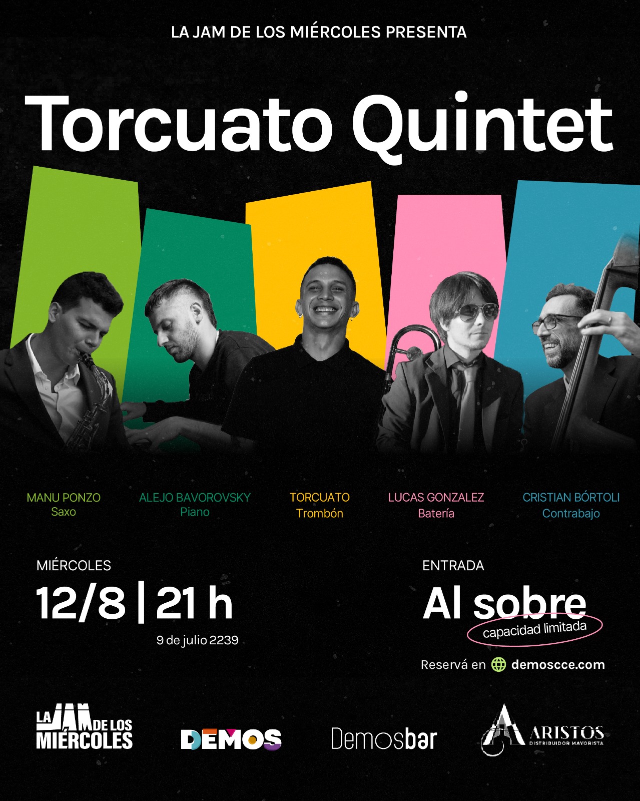 La Jam de los Miércoles presenta: Torcuato Quintet