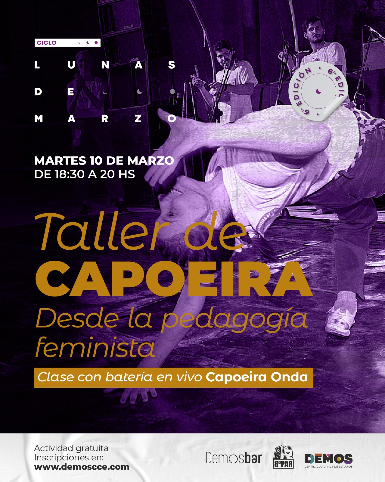 Lunas de Marzo | Taller de Capoeira