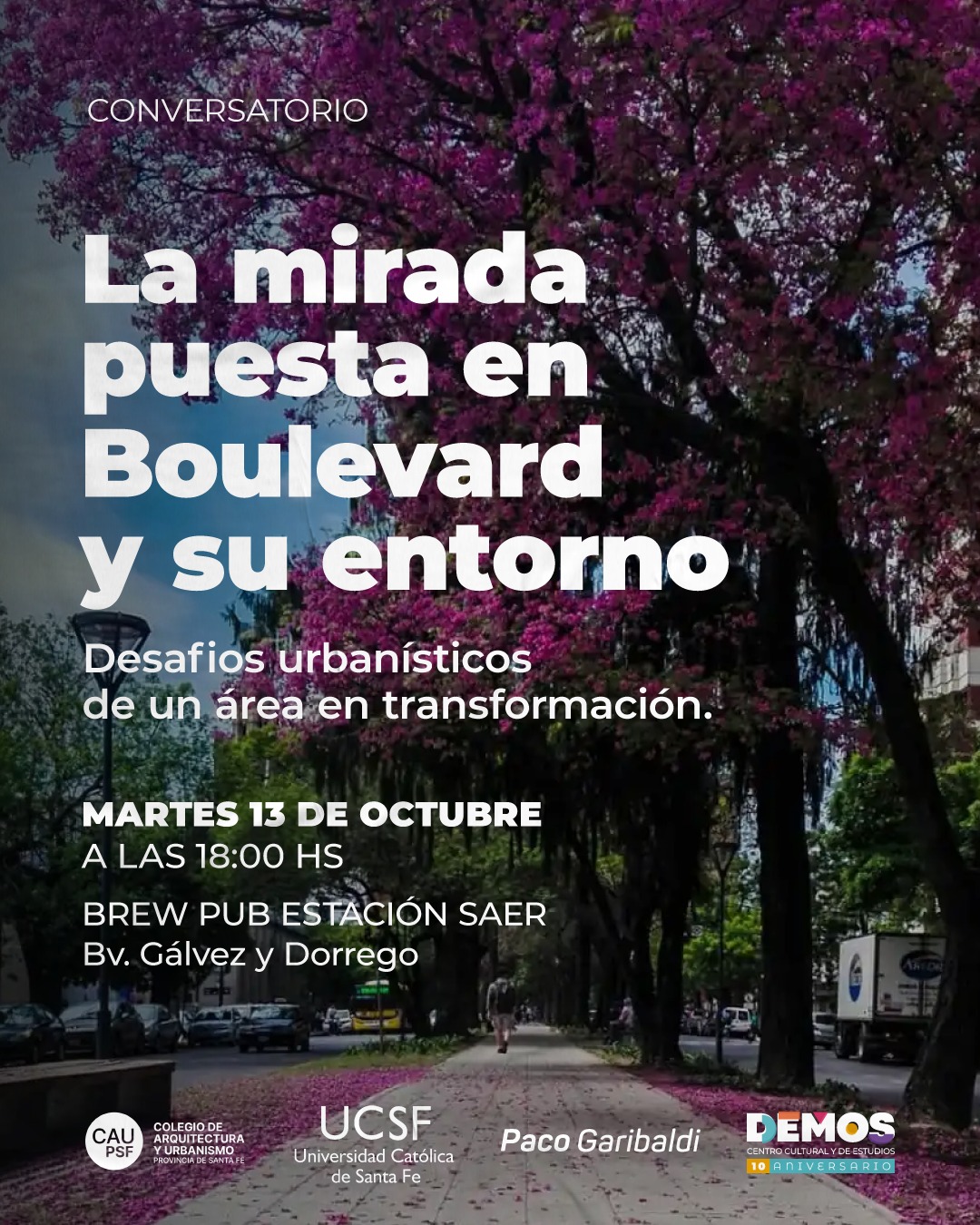 Conversatorio: La mirada puesta en Boulevard y su entorno