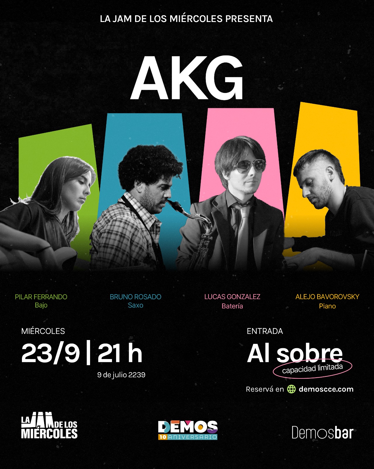 LA JAM DE LOS MIÉRCOLES PRESENTA: AKG