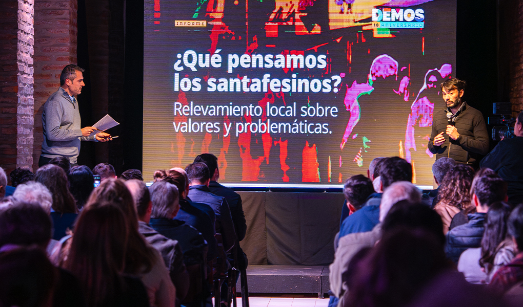 El Centro de Estudios DEMOS consolida su rol como espacio de análisis y formulación de propuestas para Santa Fe y la región