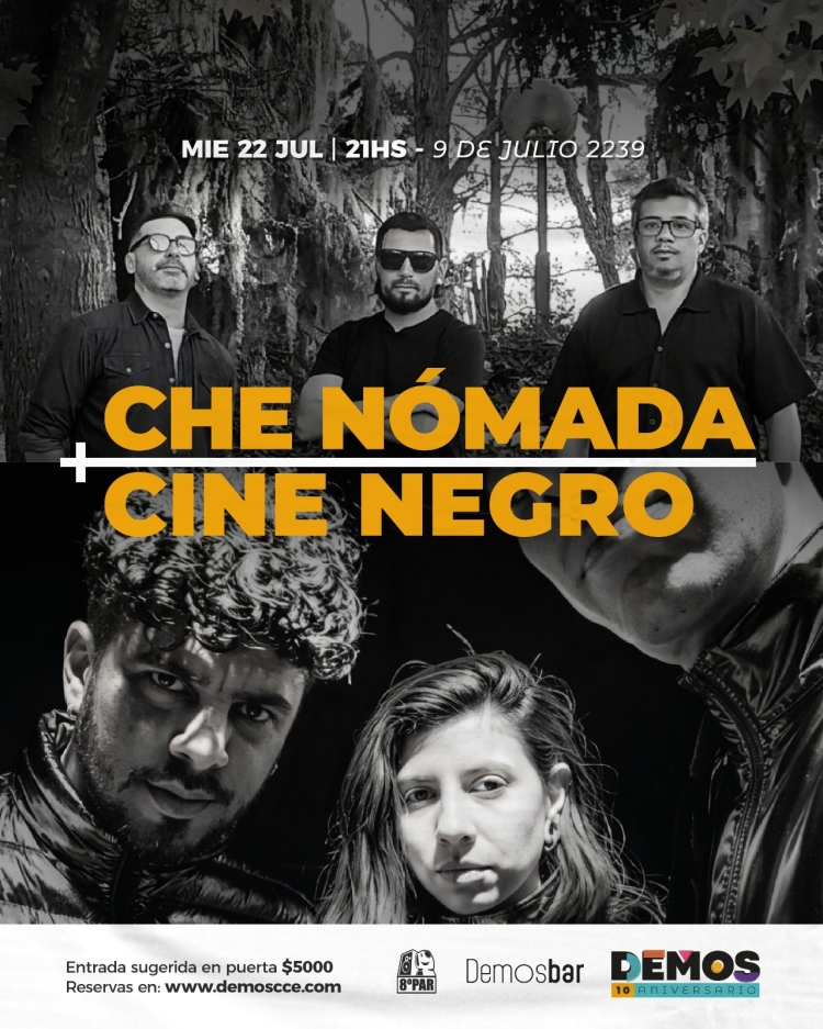 CHE NÓMADA + CINE NEGRO