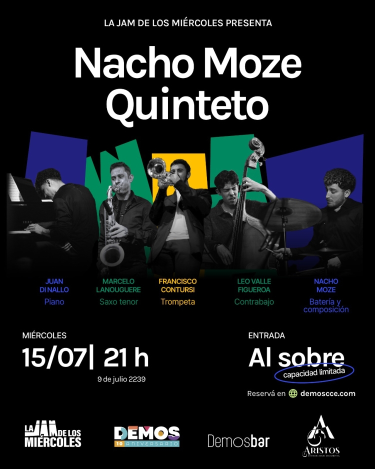 LA JAM DE LOS MIÉRCOLES PRESENTA: NACHO MOZE QUINTETO