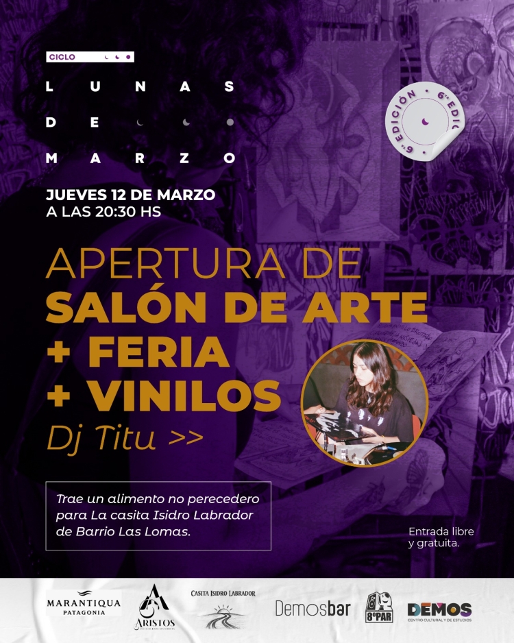Apertura de Salón de Arte + Feria + Vinilos por DJ Titu