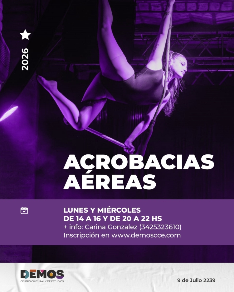 Taller de acrobacias aéreas